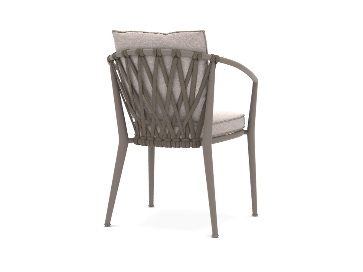 B B Italia Erica Outdoor High Stackable Chair Dove Saturno Light Grey