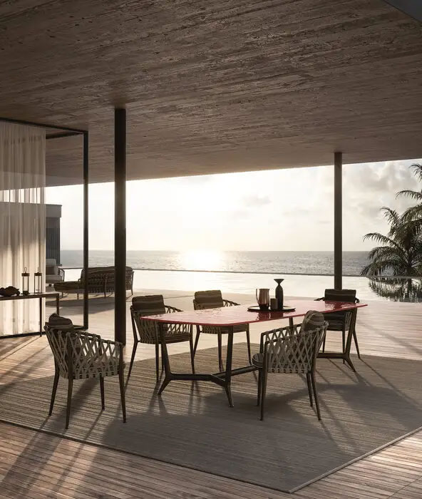 B B Italia Erica Table Rectangular Outdoor