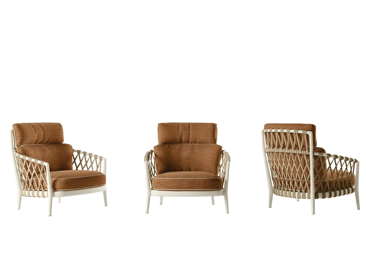 B B Italia Erica High Backrest Armchair Outdoor