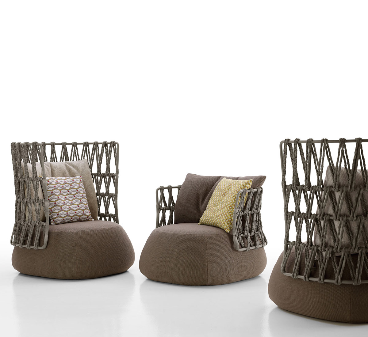 B B Italia Fat Sofa Low Back Armchair Outdoor