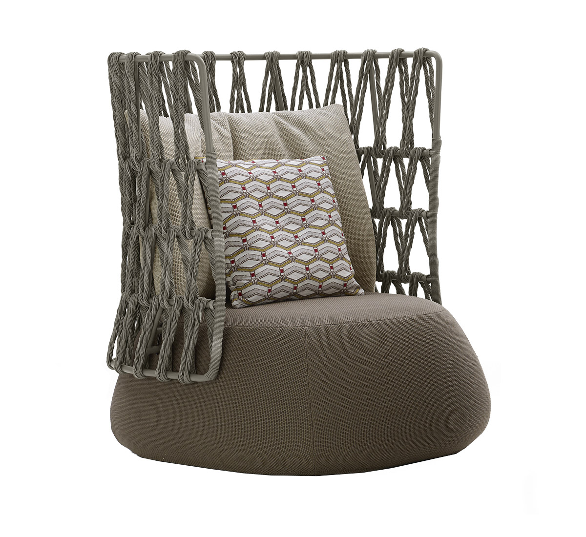 B B Italia Fat Sofa High Back Armchair Outdoor
