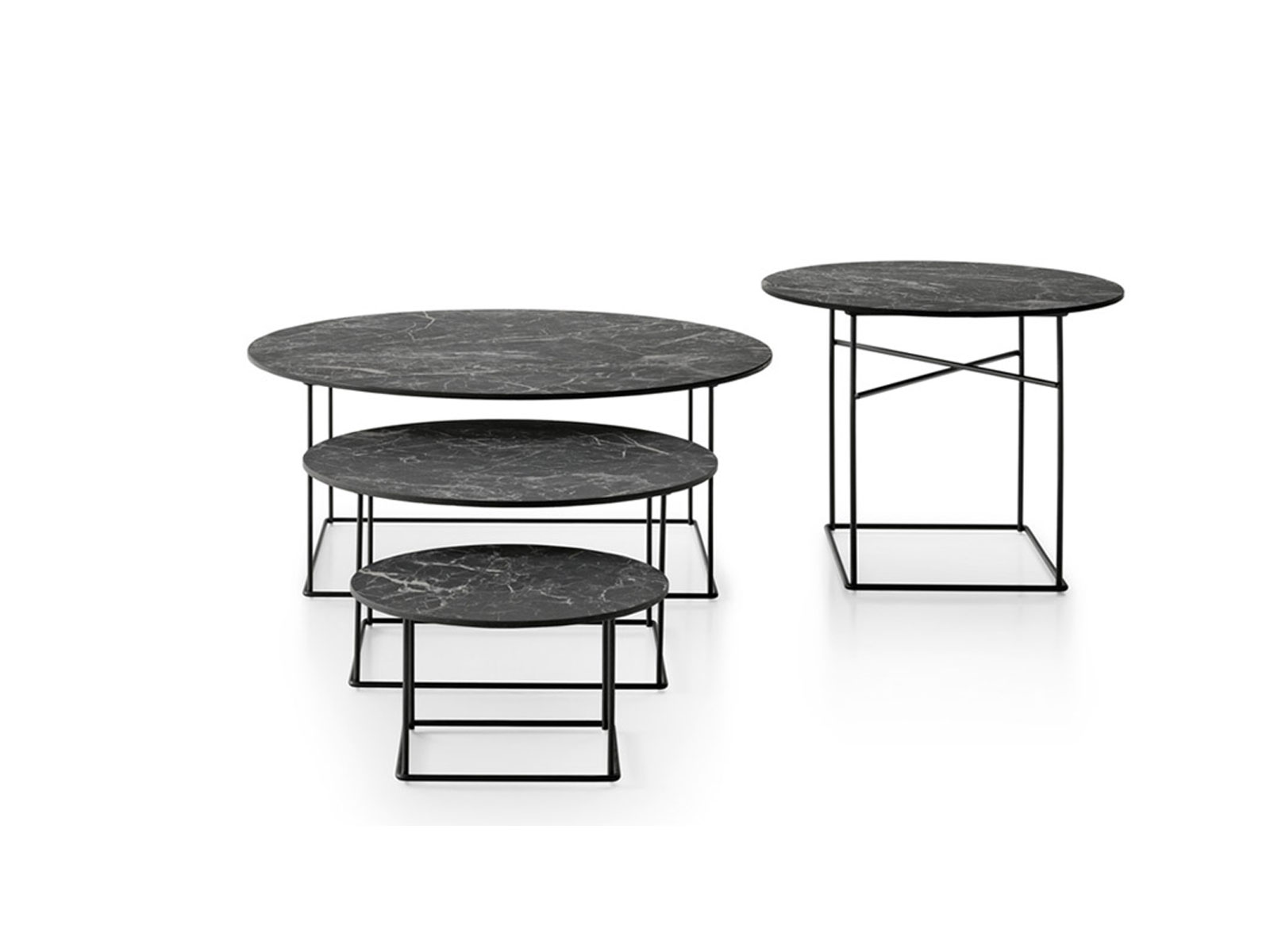 B B Italia Fat Fat Outdoor Coffee Table Anthracite Stone Gres