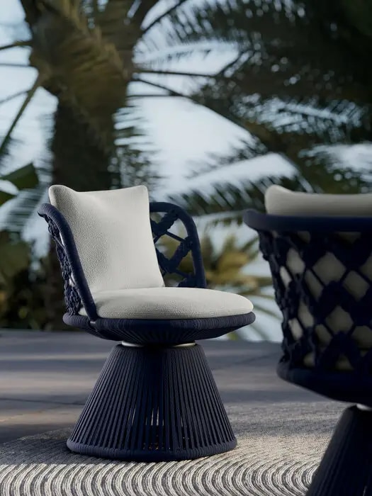 B B Italia Flair O Chair Outdoor