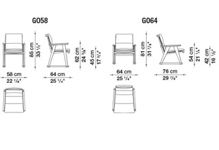 B B Italia Gio Chairs Beb Italia