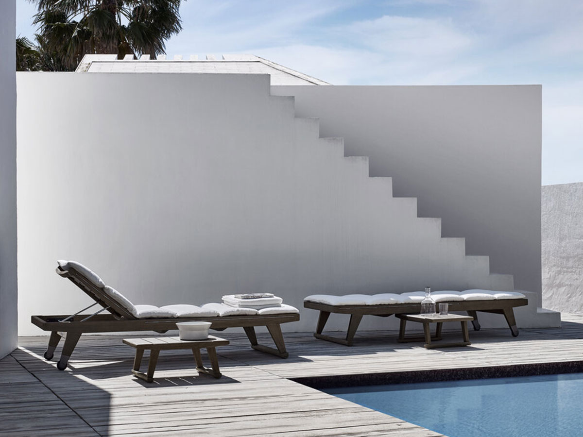 B B Italia Gio Chaise Longue Sunbed
