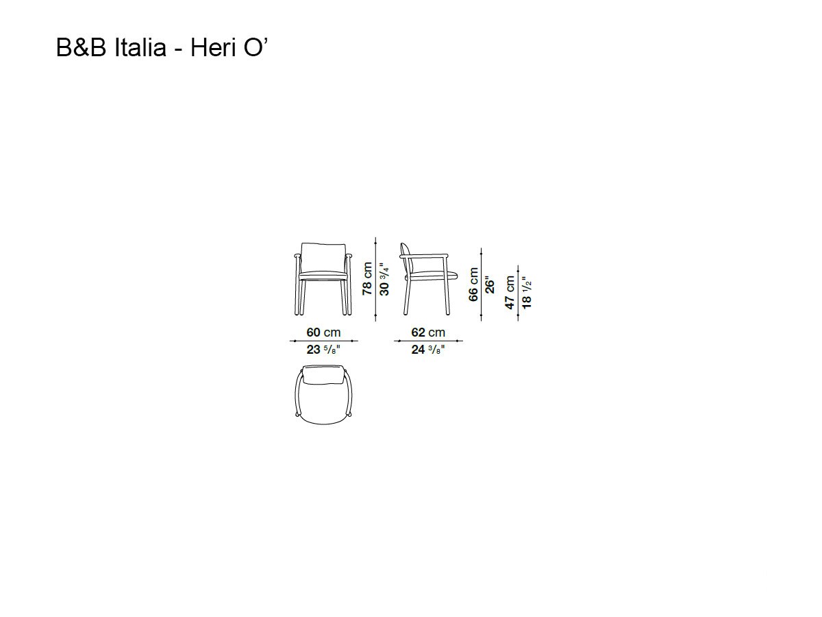 B B Italia Heri O Chair