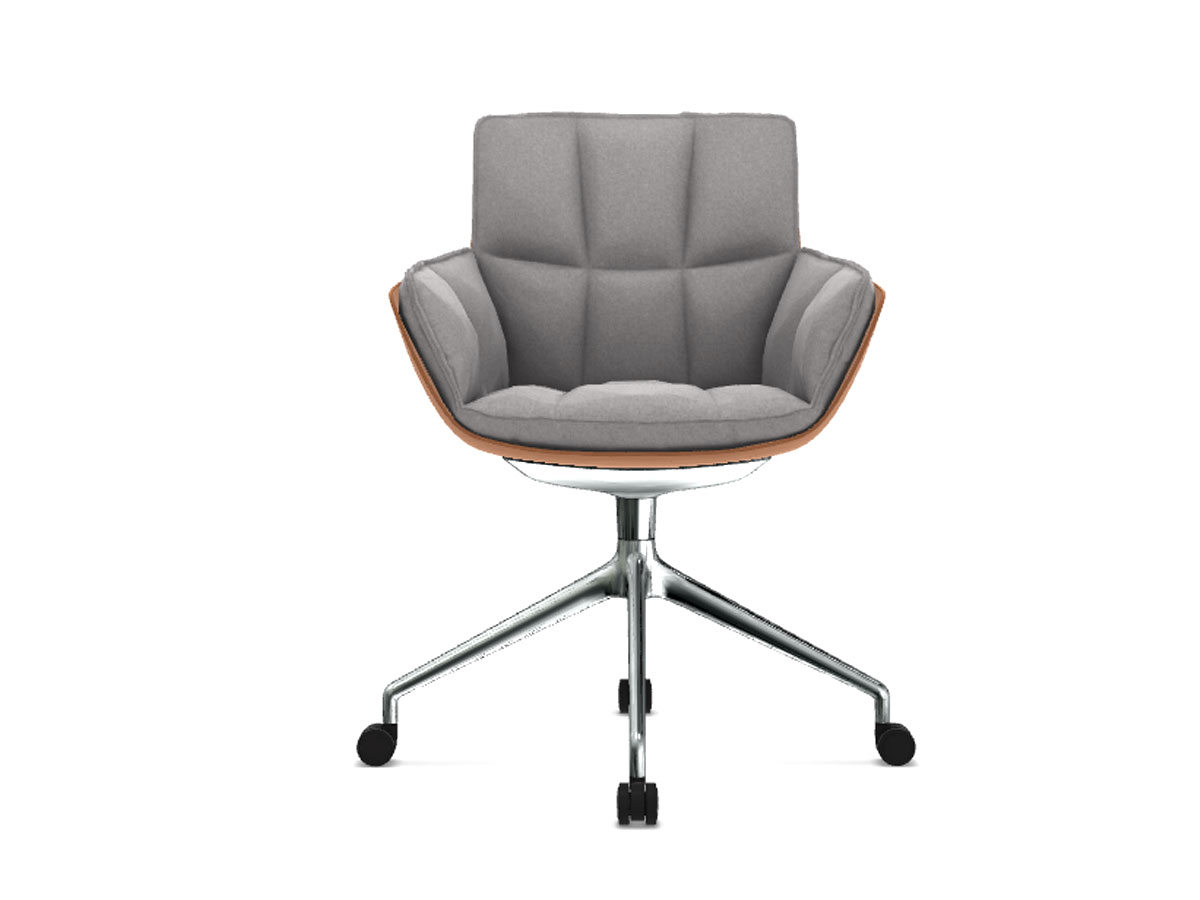 B B Italia Husk Chair 4 Star Base With Whells Natural 300 Serra 259