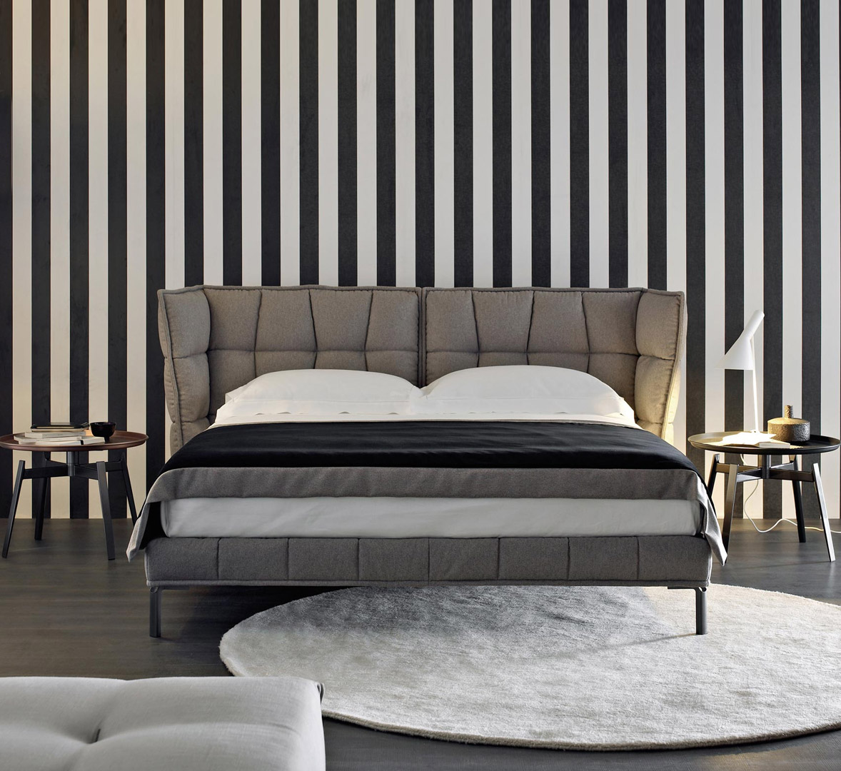 B B Italia Husk Double Bed