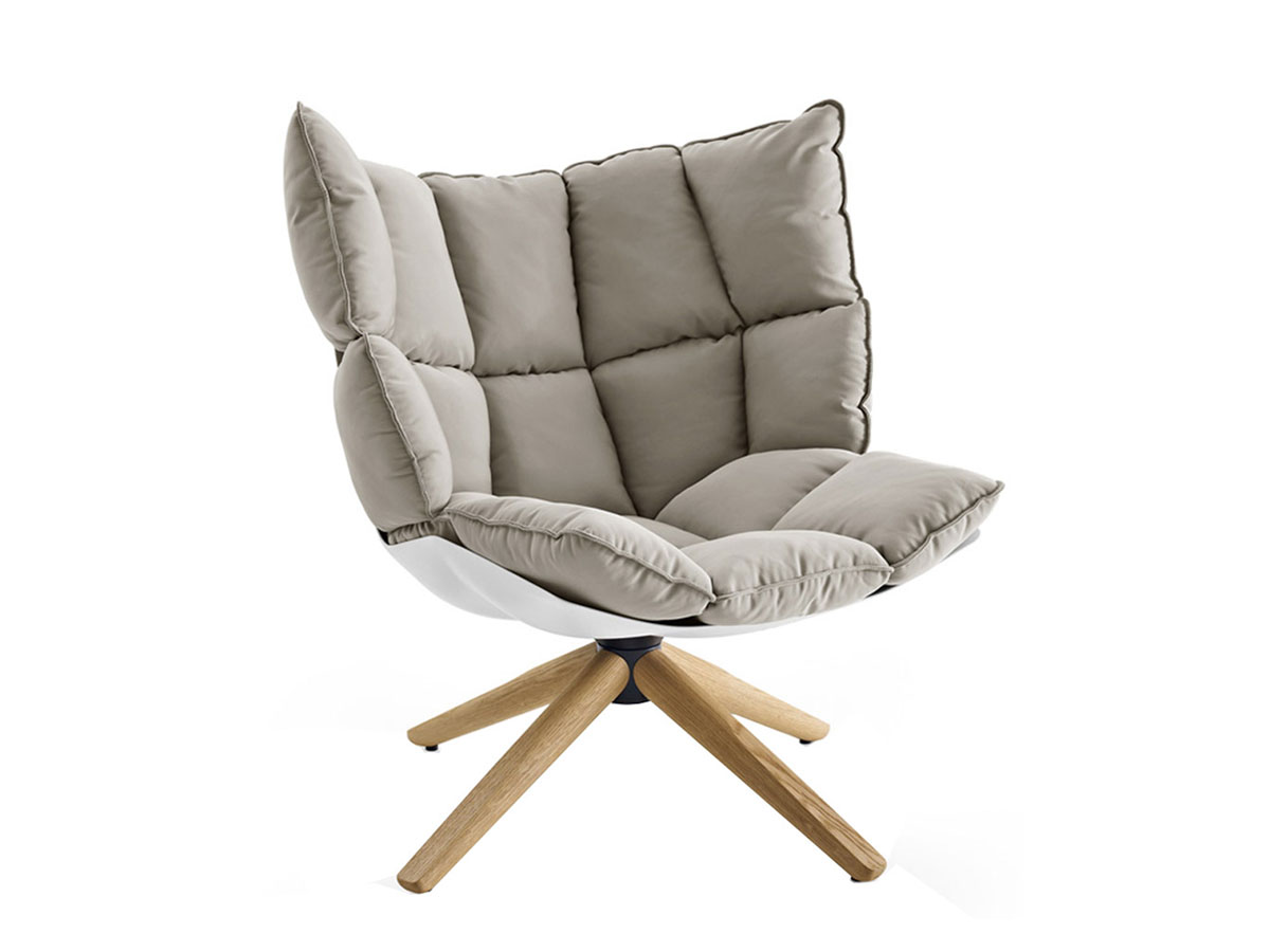B B Italia Husk Swivel Armchair H2g