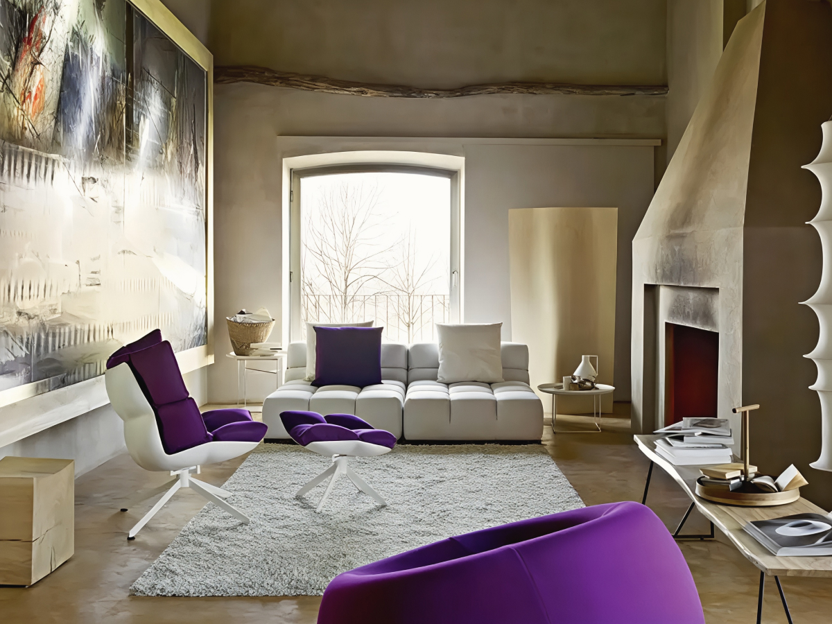 B B Italia Husk Swivel Armchair H2g
