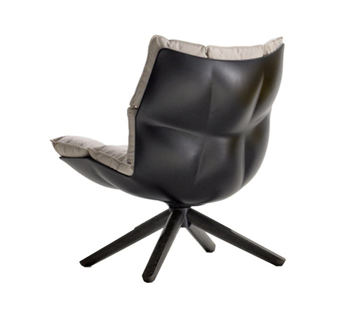 B B Italia Husk Swivel Armchair H1g