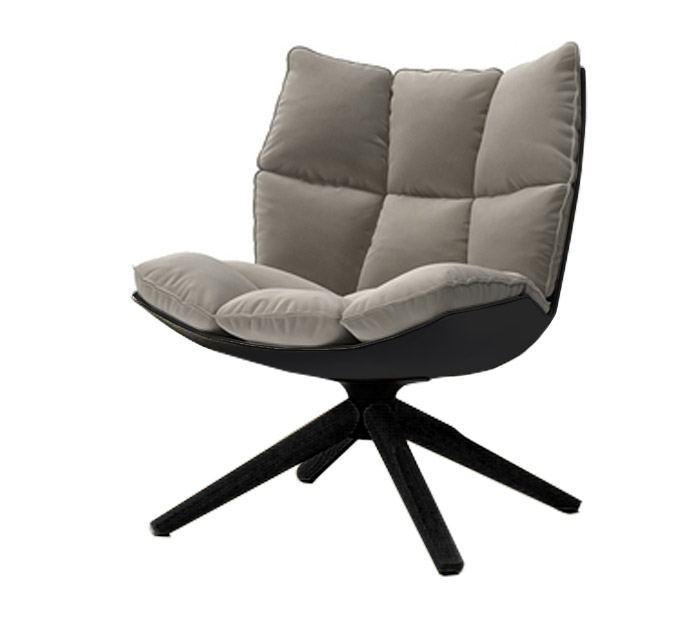 B B Italia Husk Swivel Armchair H1g