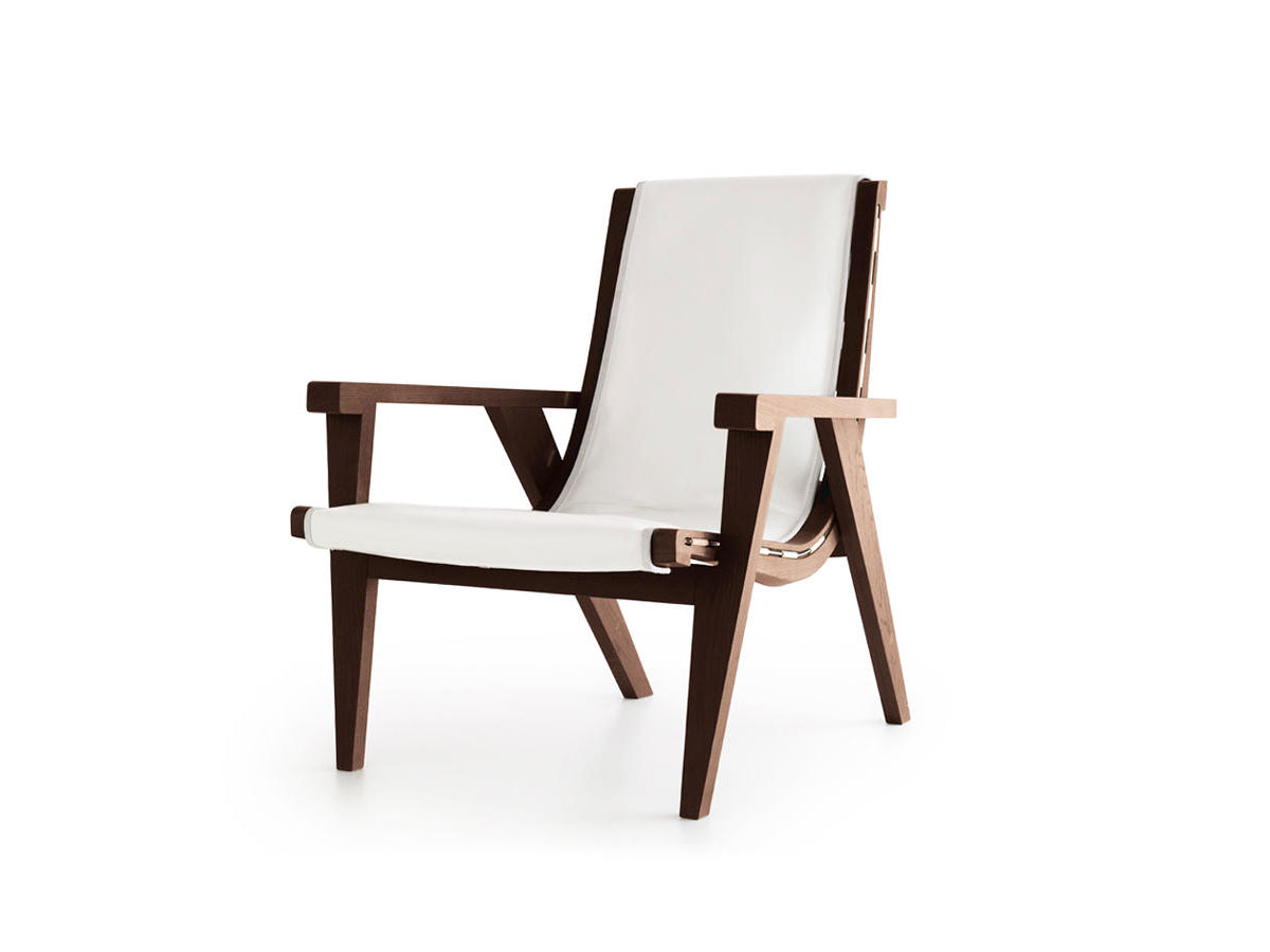 B B Italia J J Wood Armchair