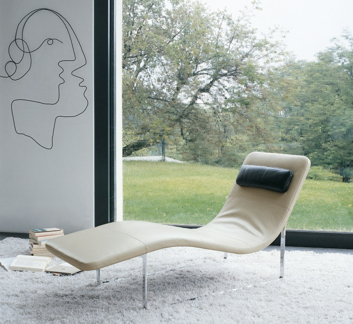 B B Italia Landscape Chaise Longue