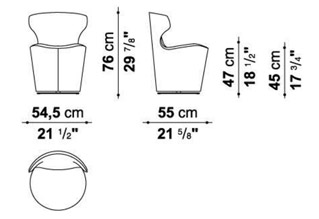 B B Italia Mini Papilio Chair
