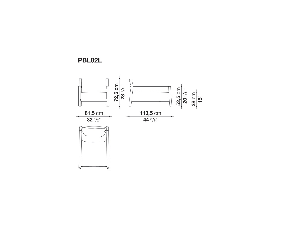 B B Italia Pablo Outdoor Lounge Armchair