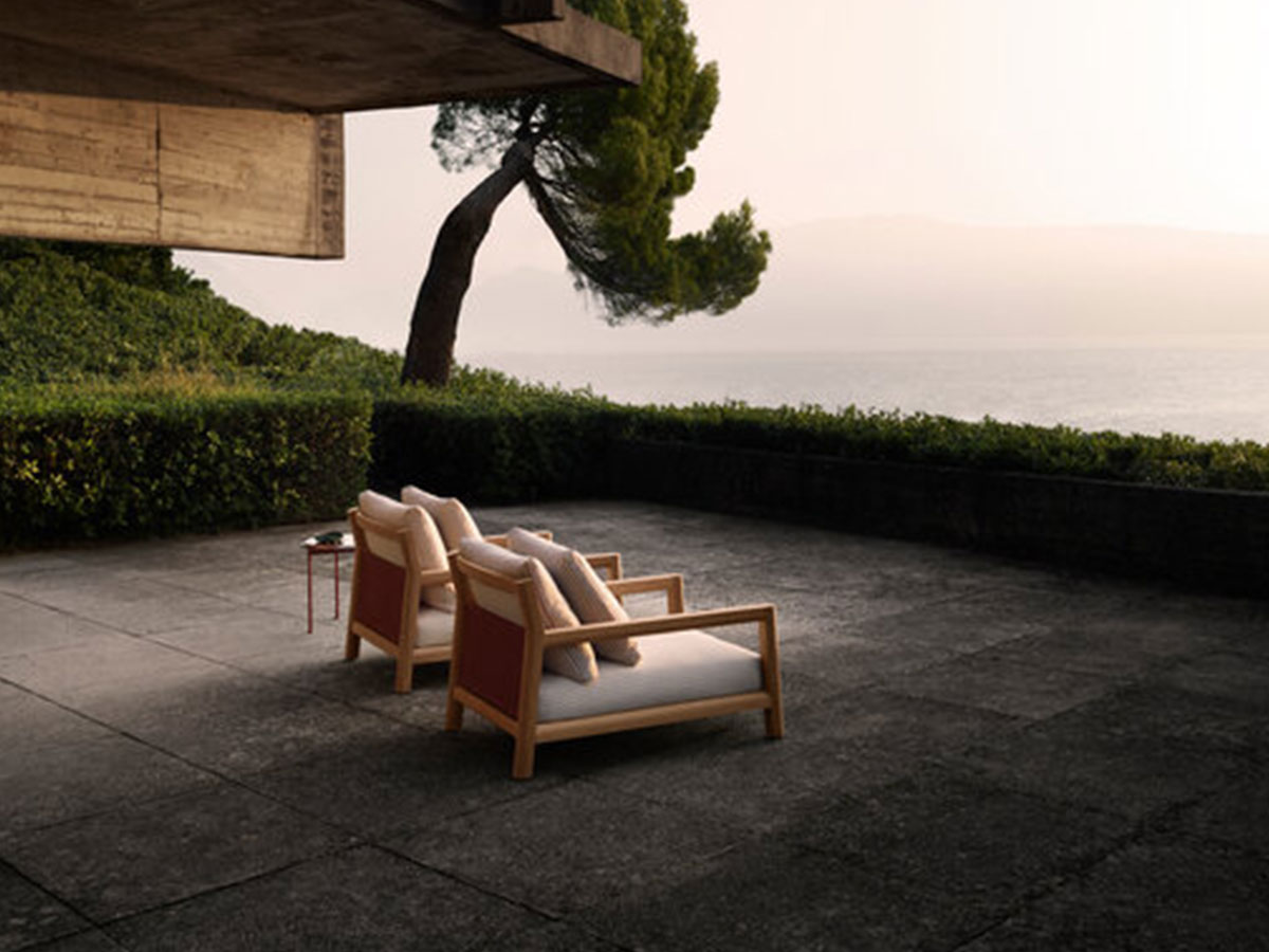 B B Italia Pablo Outdoor Lounge Armchair