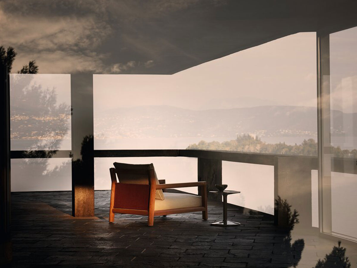 B B Italia Pablo Outdoor Lounge Armchair