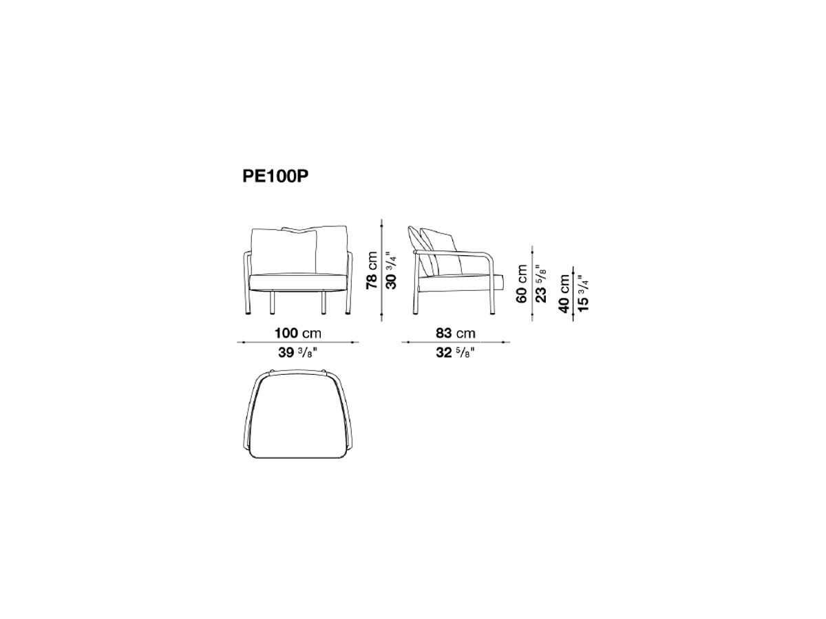 B B Italia Pochette Armchair