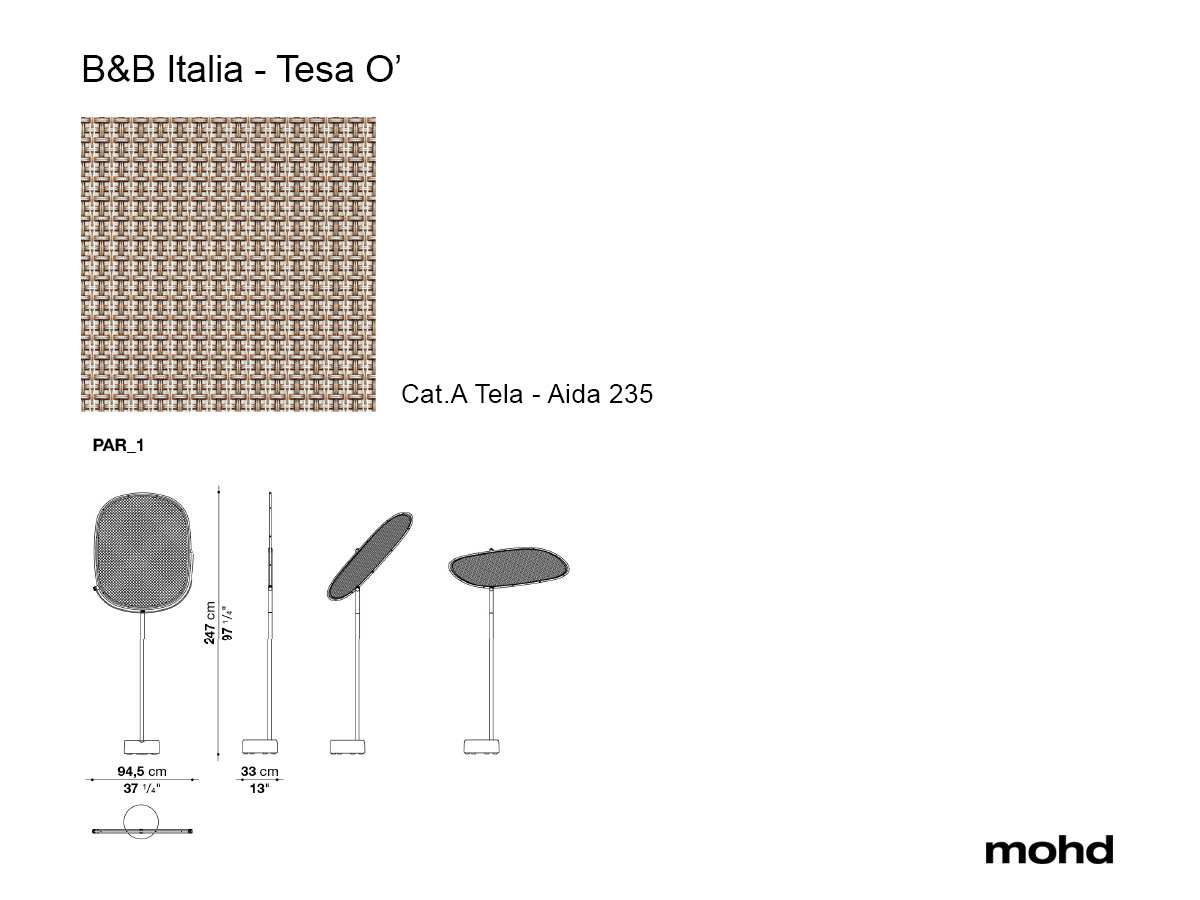 B B Italia Tesa O Parasol