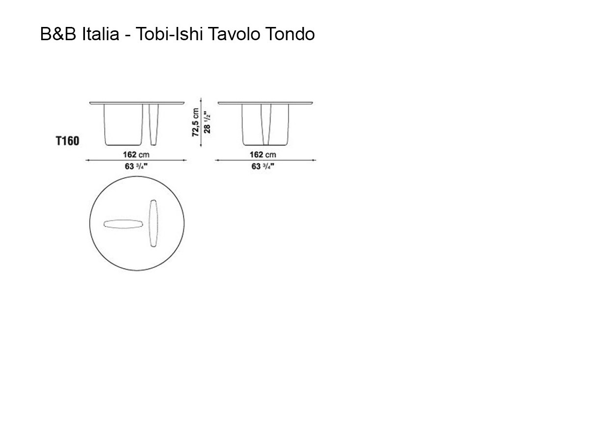 B B Italia Tobi Ishi Table Round