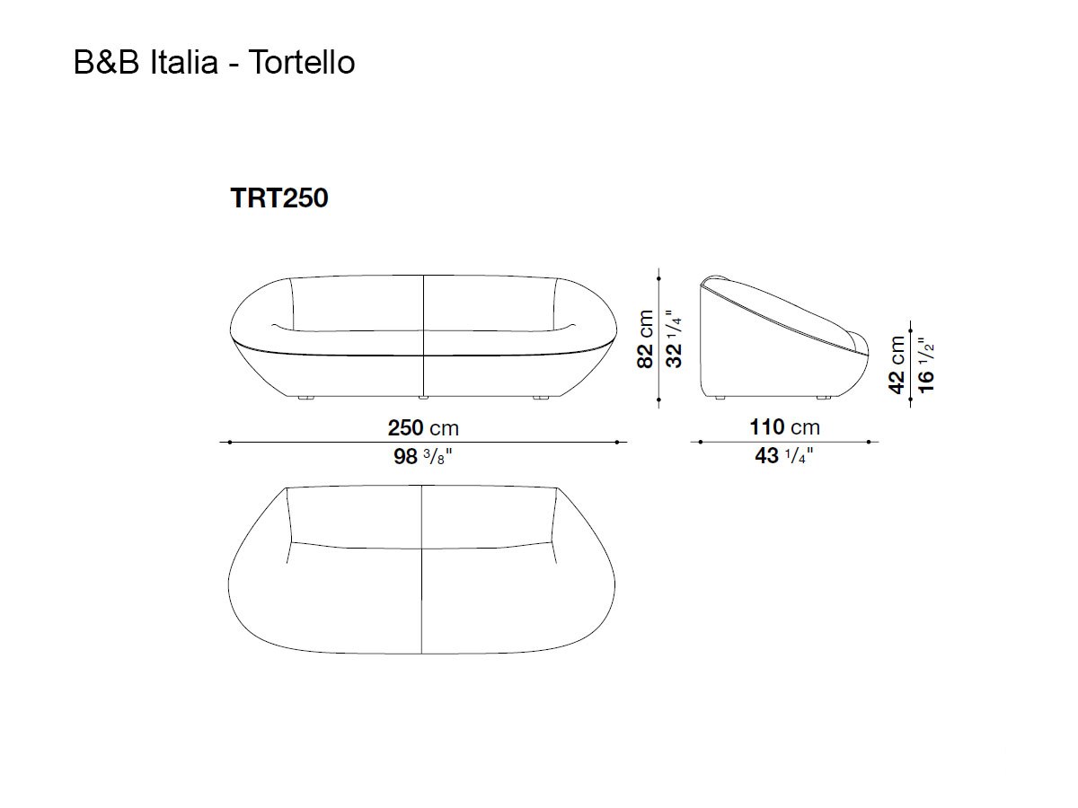 B B Italia Tortello Sofa
