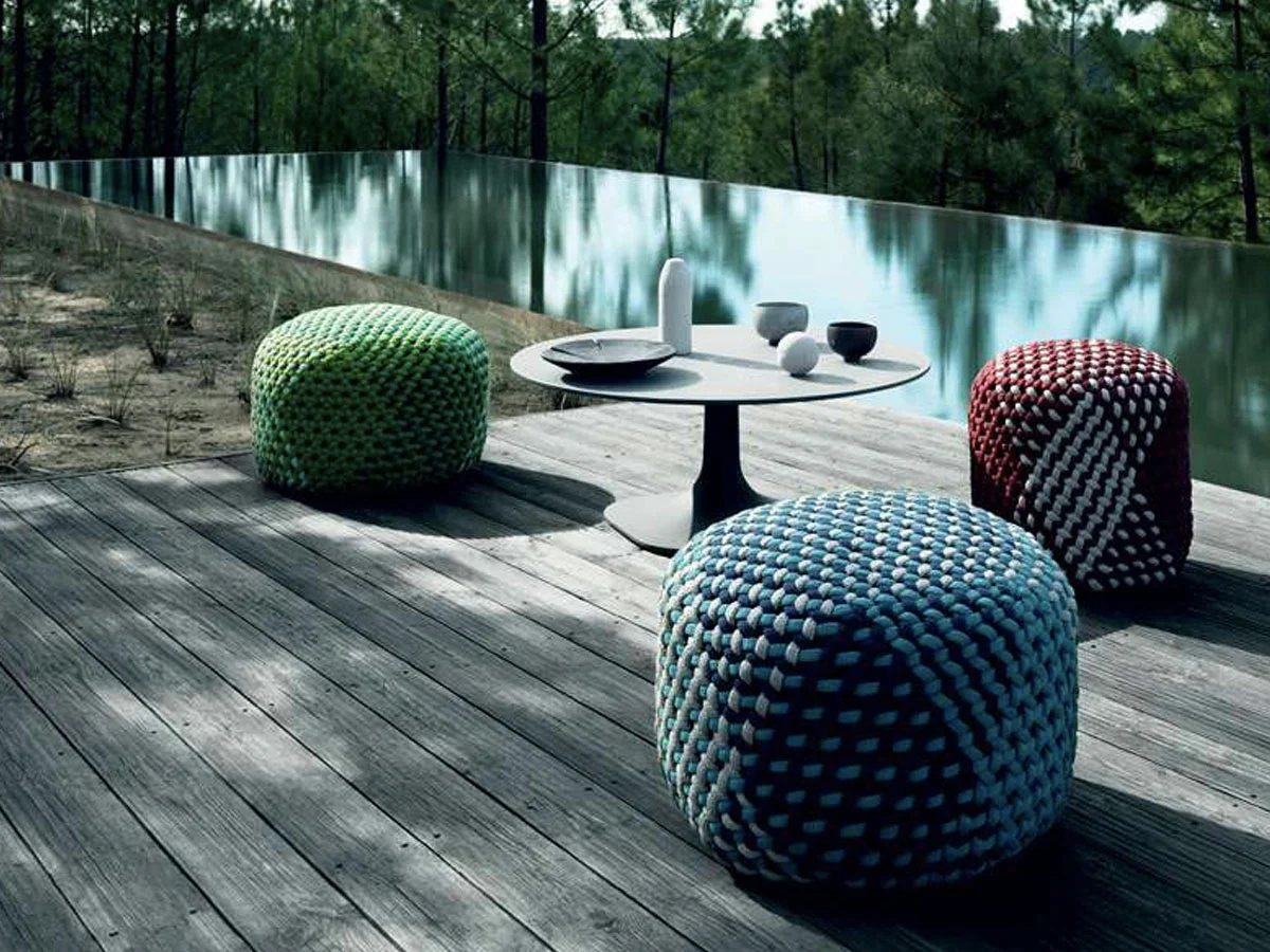 B B Italia Tramae Outdoor Pouf