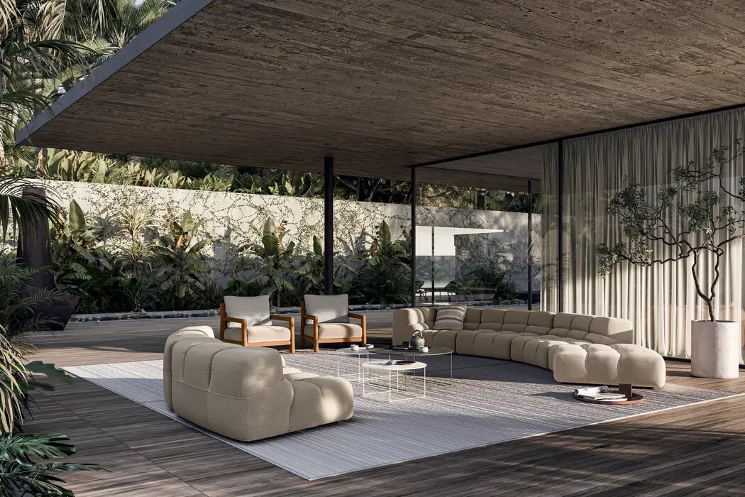 B B Italia Tufty Time 20 Outdoor Sofa