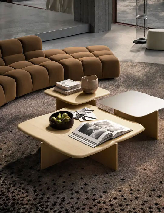 B B Italia Tufty Time 20 Coffee Table Aluminium Top