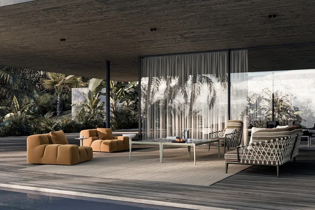 B B Italia Tufty Time 20 Outdoor Sofa