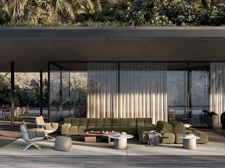 B B Italia Tufty Time 20 Outdoor Sofa