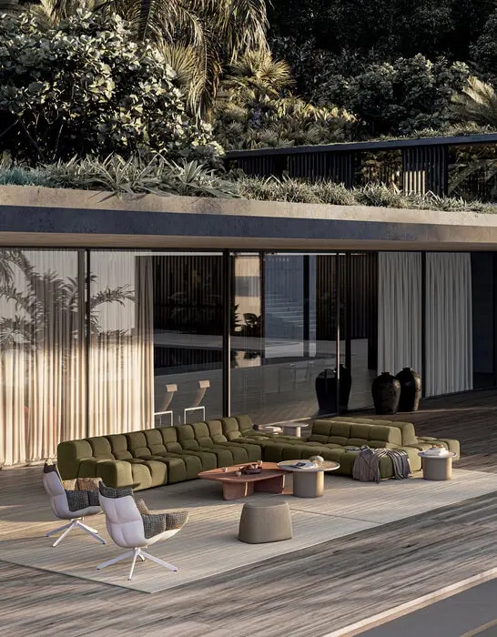 B B Italia Tufty Time 20 Outdoor Sofa