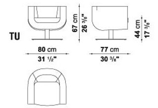 B B Italia Tulip Armchair