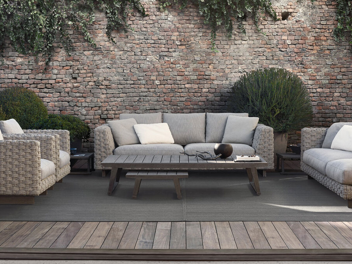 B B Italia Twist Outdoor Rug Rectangular