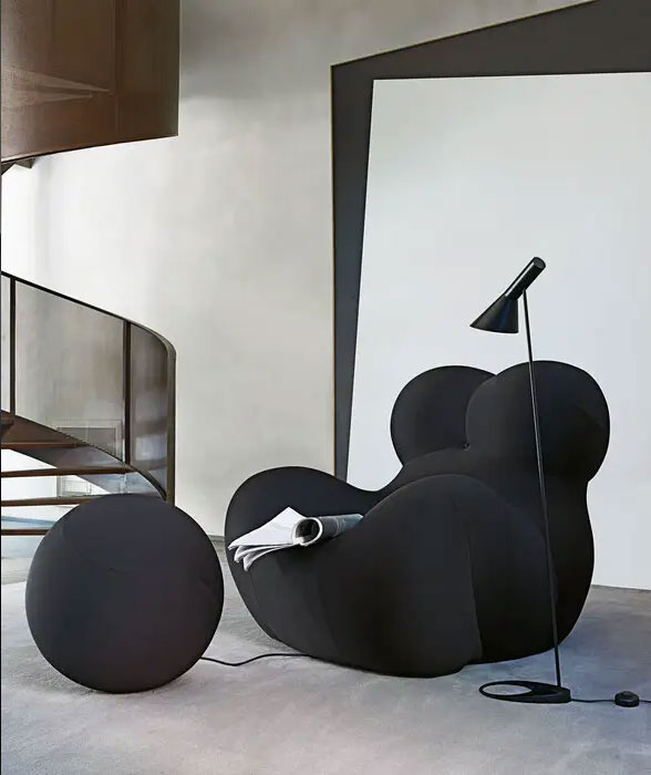 B B Italia Up 56 Armchair And Pouf