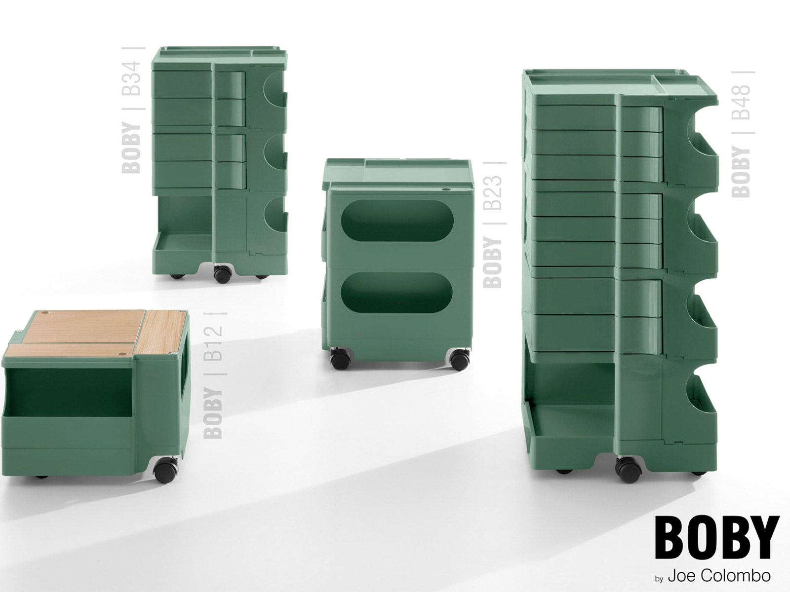 Сервировочный столик B-Line Boby, контейнер · B33