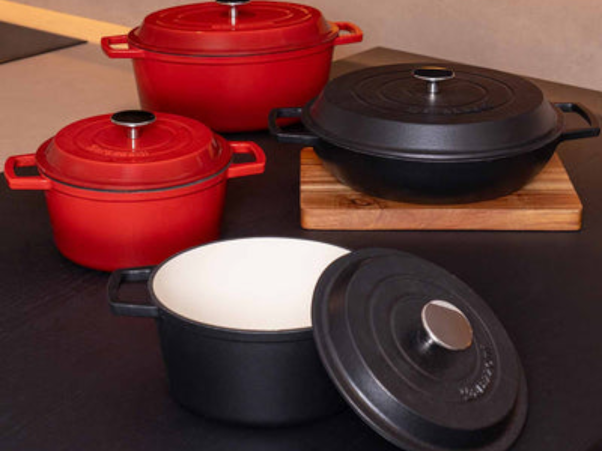 Кастрюля Barazzoni Enamelled Cast Iron, с крышкой · Ø 24 см