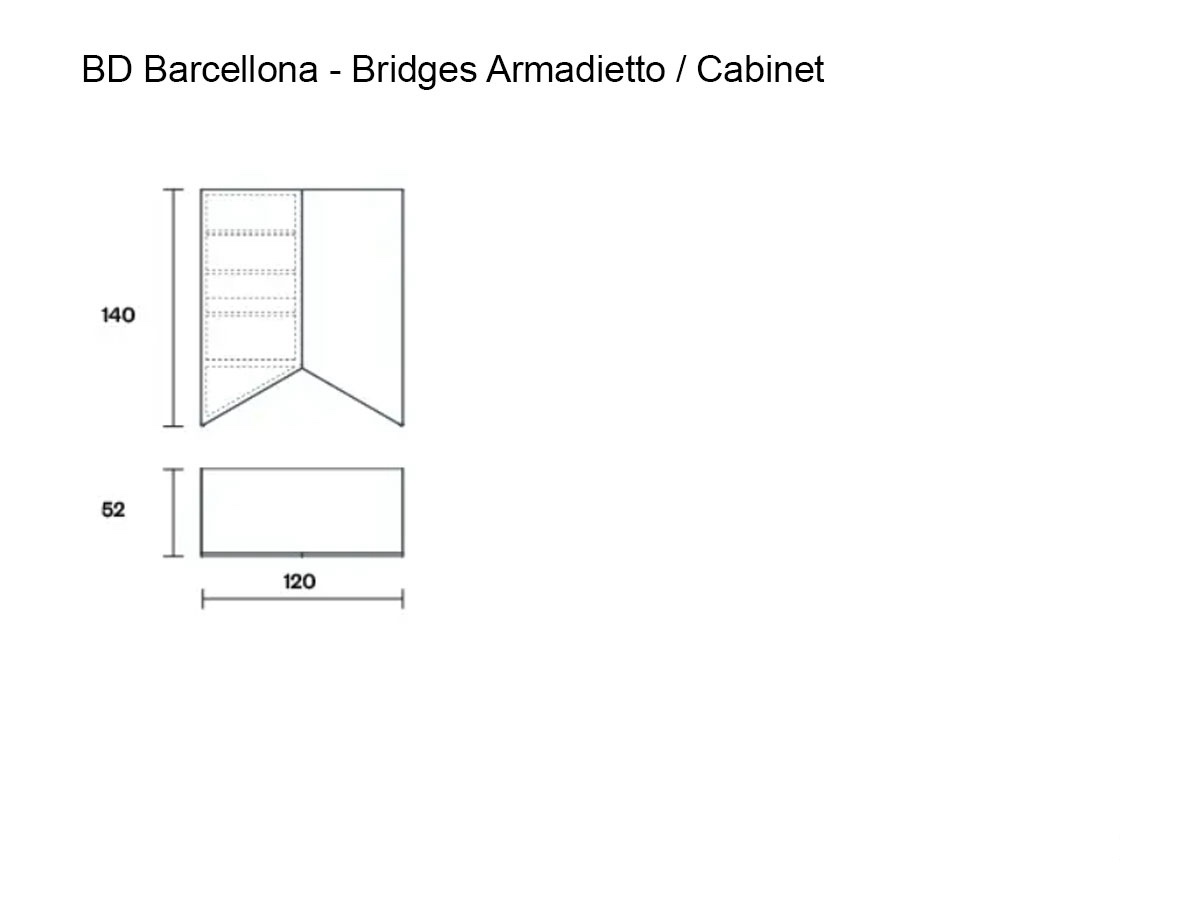 Barcelona Design Bridges Cabinet M