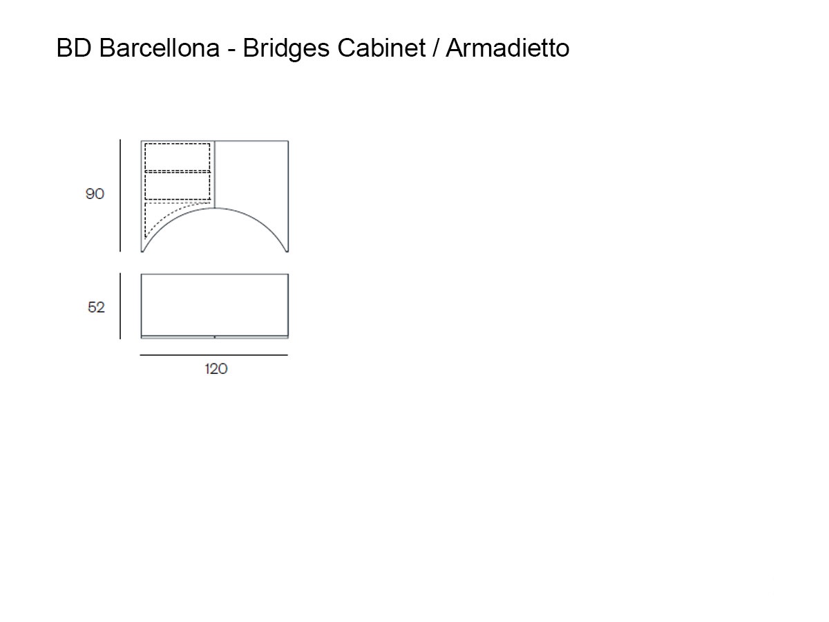 Barcelona Design Bridges Cabinet S Arch