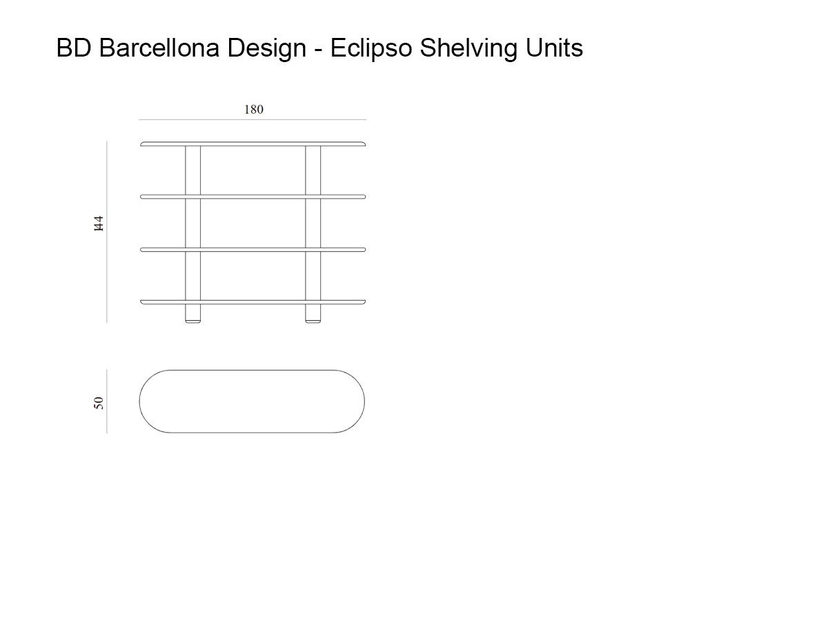 Barcelona Design Eclipso Shelving Units 4 Shelves