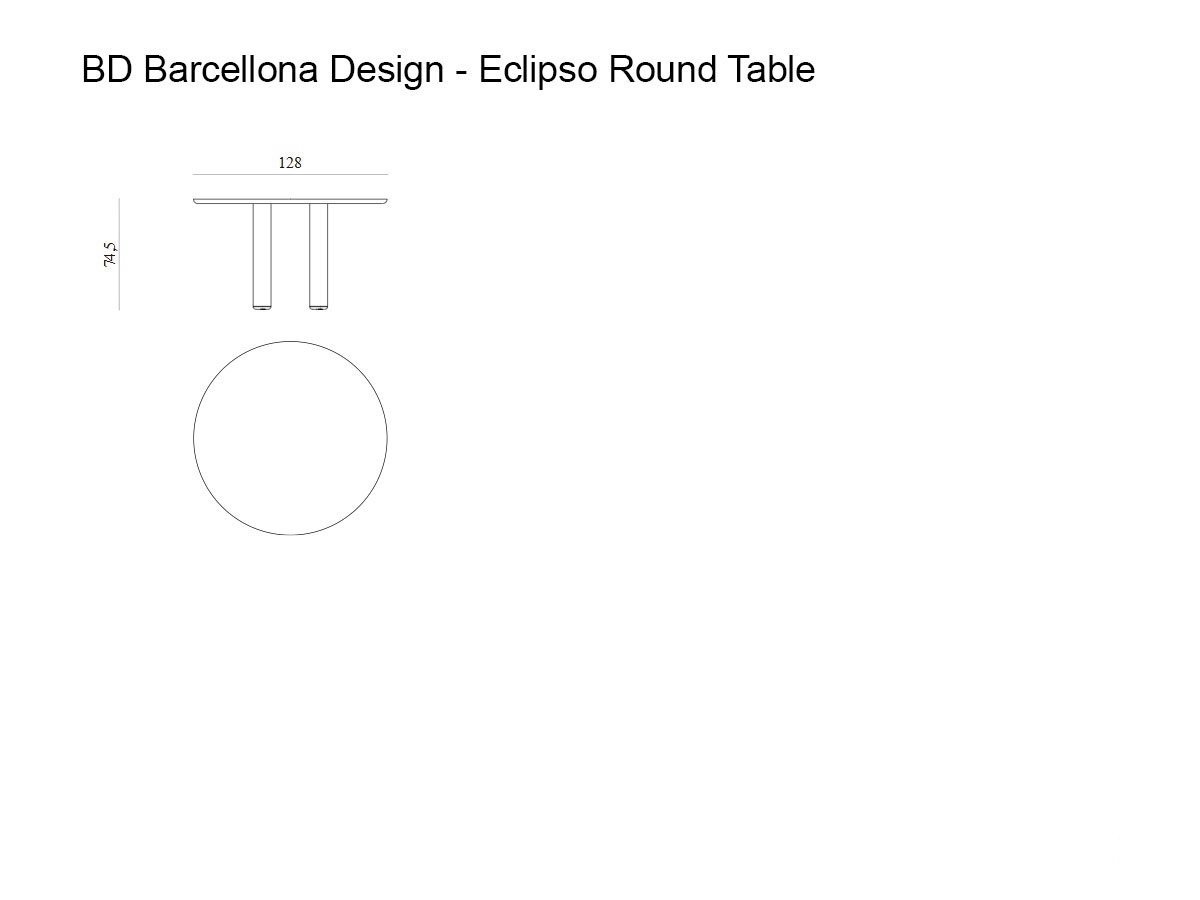 Barcelona Design Eclipso Round Table
