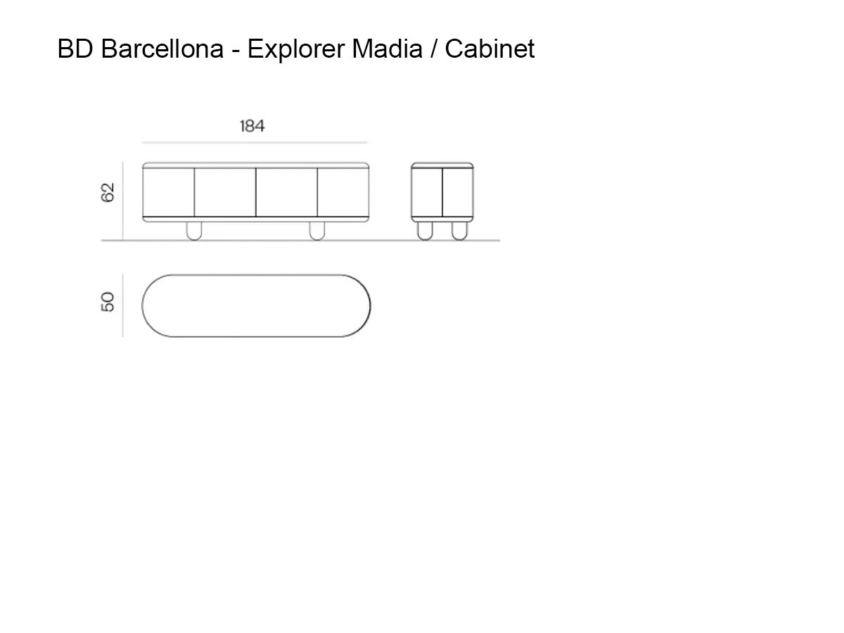 Barcelona Design Explorer Cabinet Small