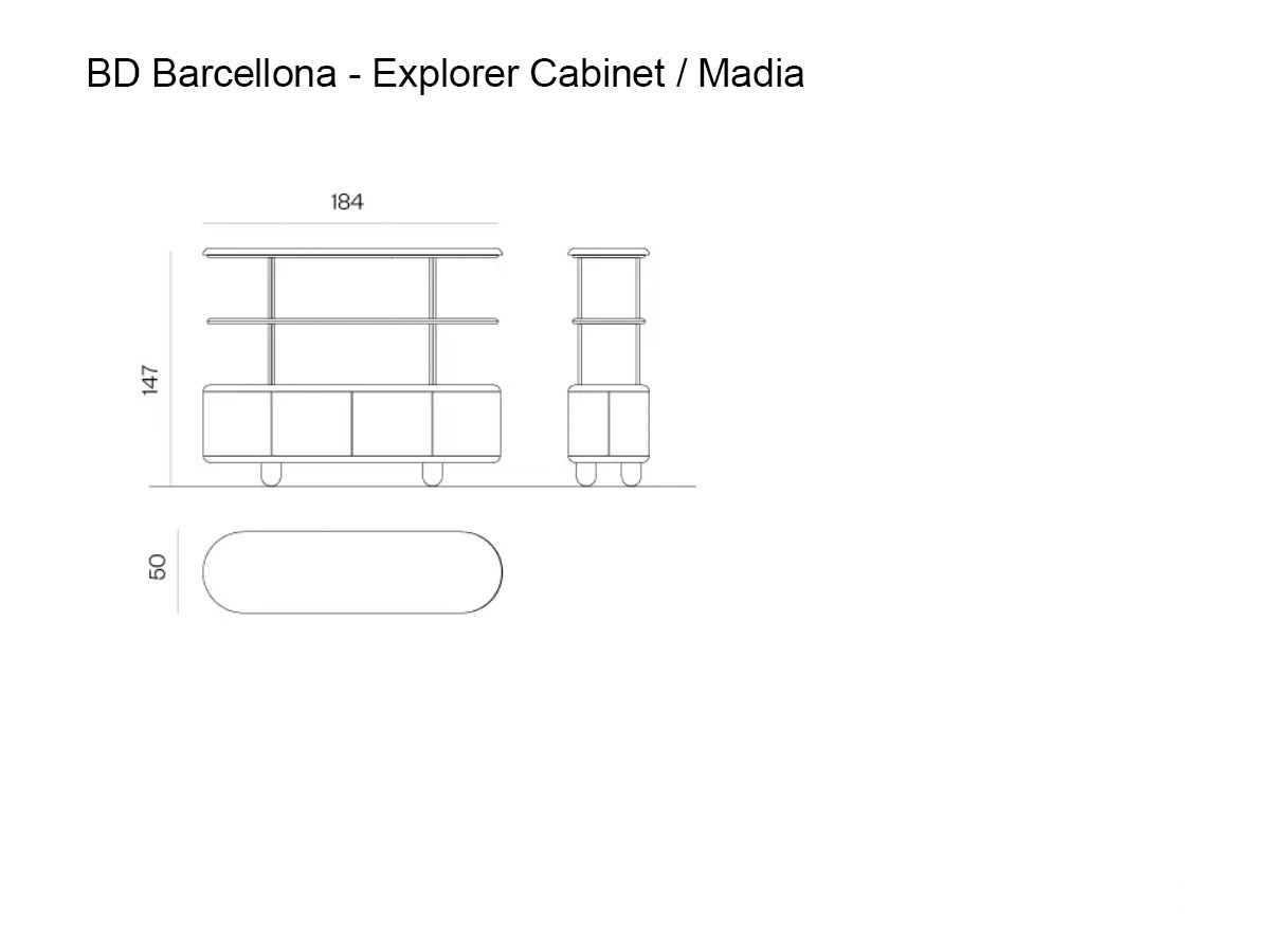 Barcelona Design Explorer Cabinet Xl