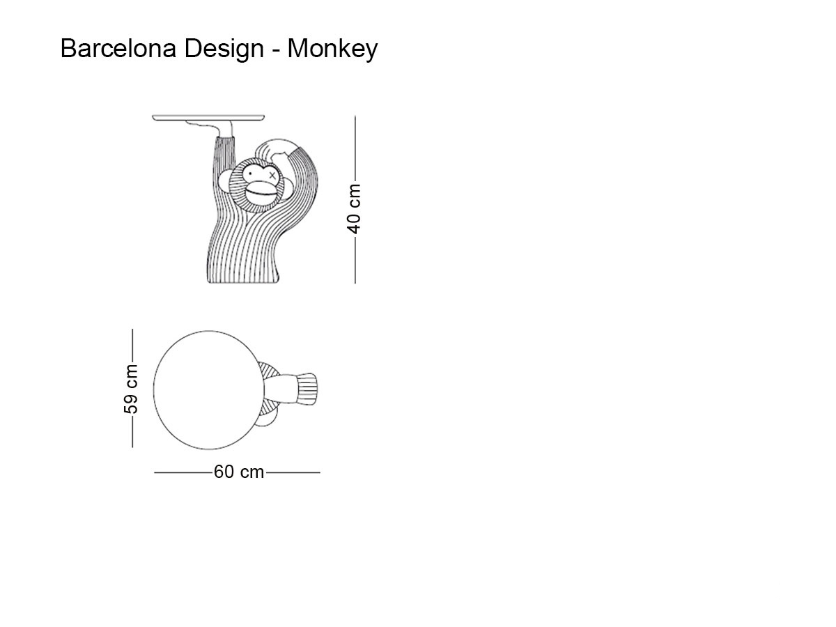 Barcelona Design Monkey Side Table