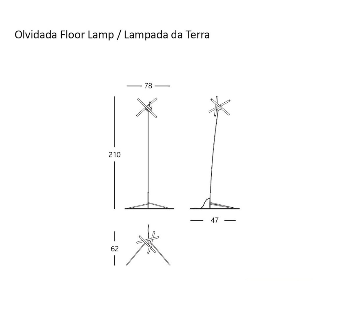 Barcelona Design Olvidada Floor Lamp