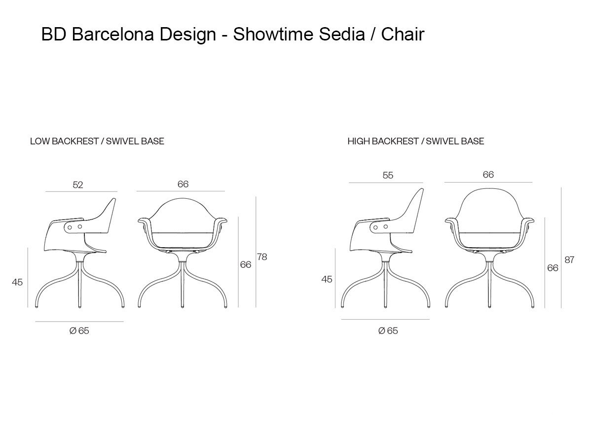 Barcelona Design Showtime Chair Swivel Base