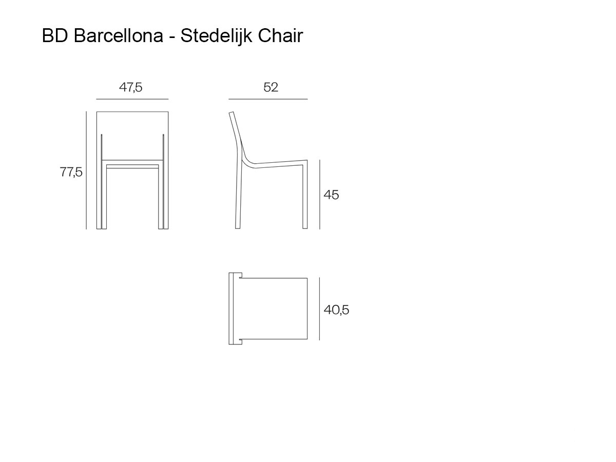 Barcelona Design Stedelijk Chair Colour