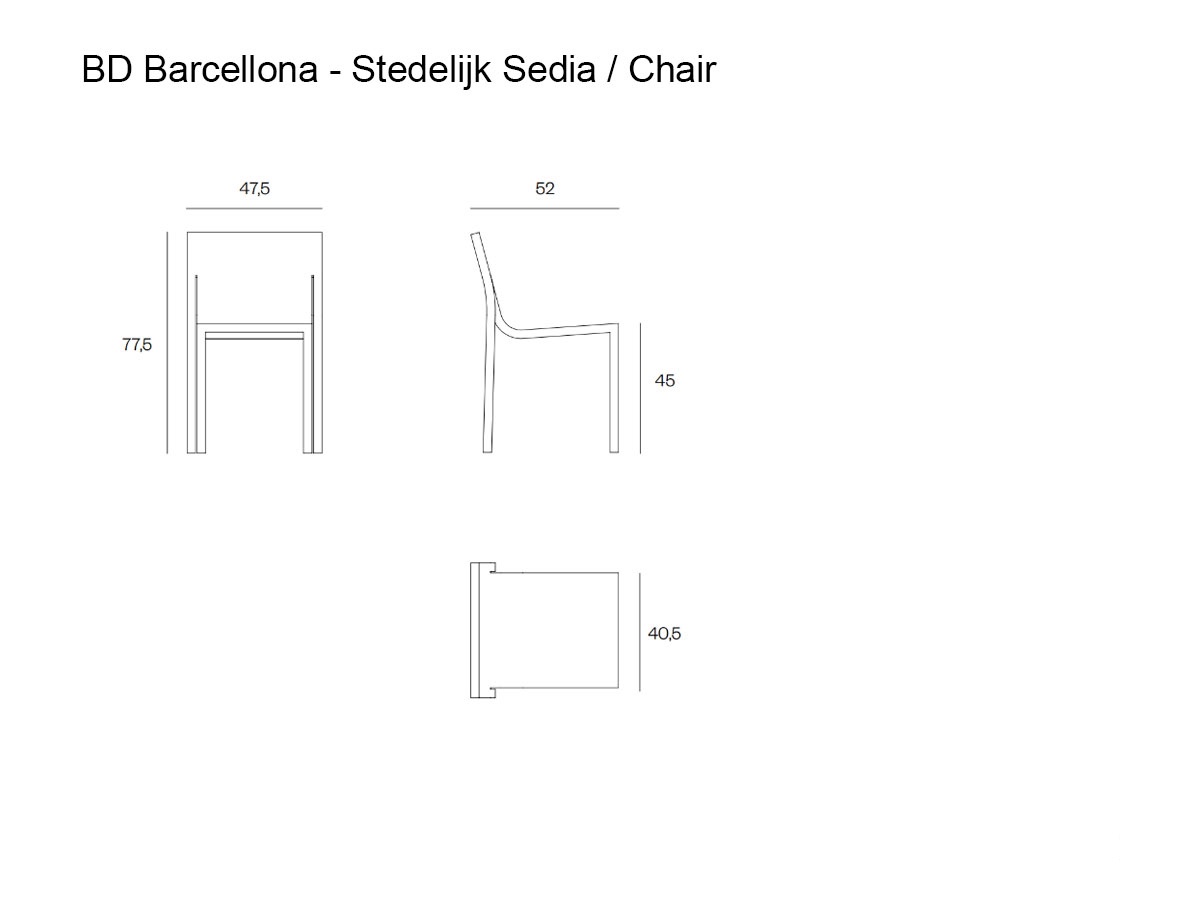 Barcelona Design Stedelijk Chair