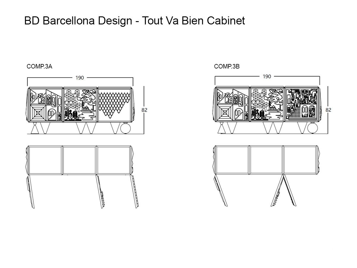 Barcelona Design Tout Va Bien Sideboard
