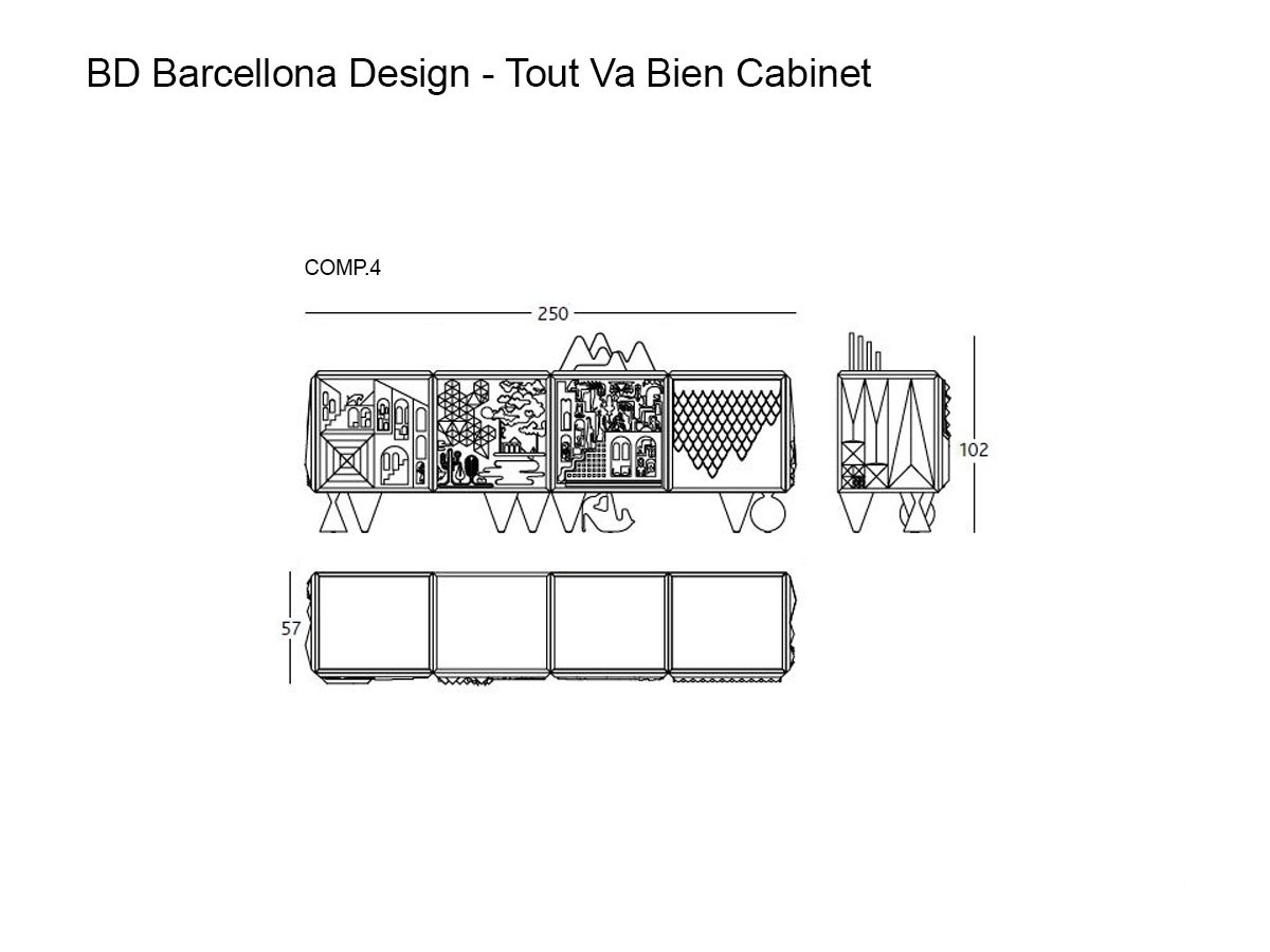 Barcelona Design Tout Va Bien Sideboard